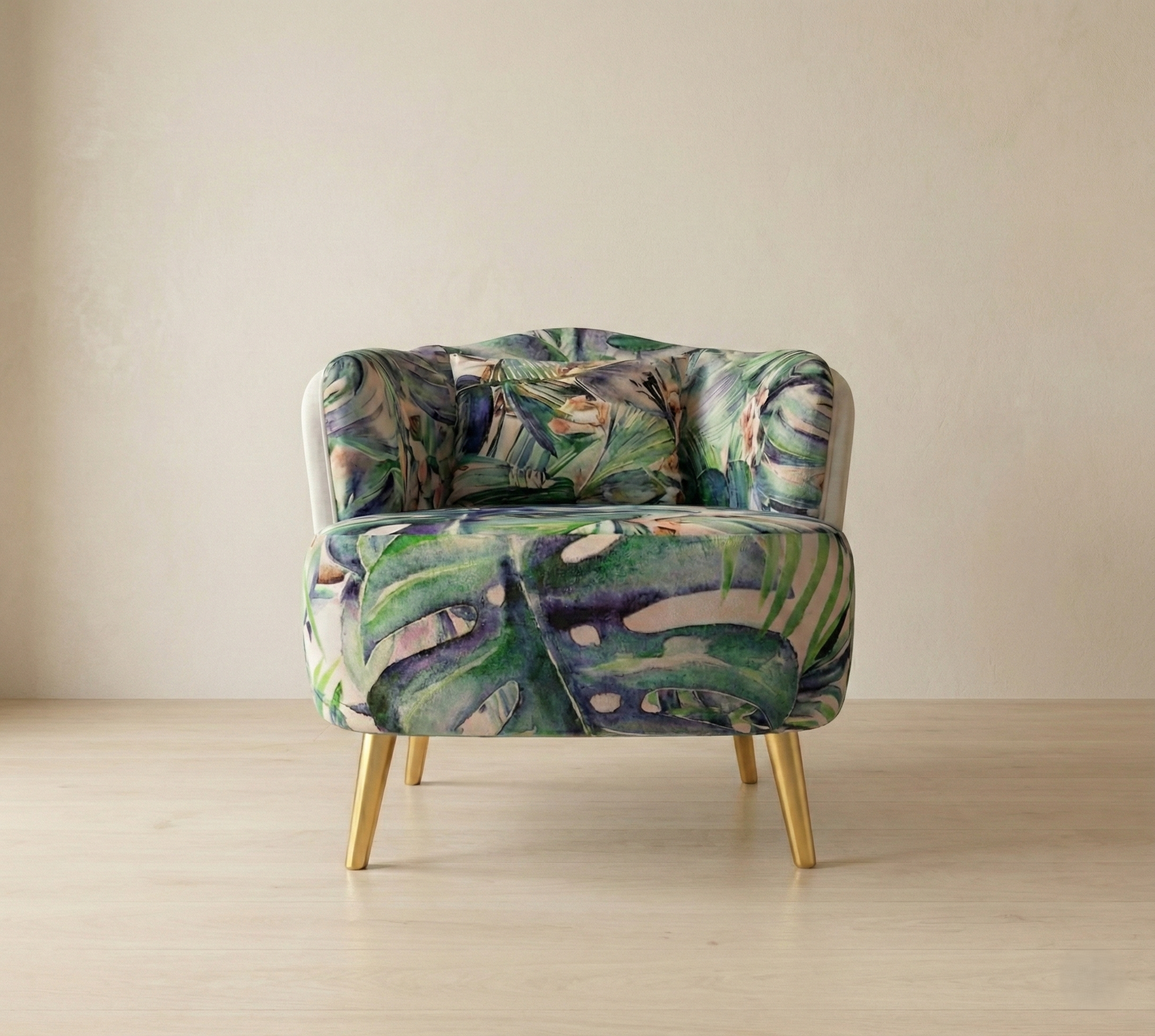 Desenli Floral Sofa - 1.5 Seater Loveseat