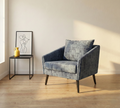 Eleganza Blue Mist Single Seater Chair