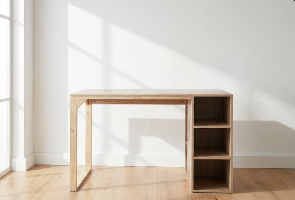 Macrame Art Desk - Specialized Storage for Artists & Architects