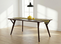Egypt Dining Table - Angular Precision with Floating Design