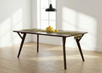 Egypt Dining Table - Angular Precision with Floating Design