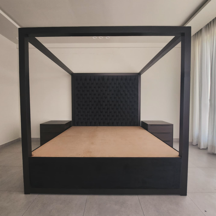 The Luxury Poster Bed - Heavy-Duty 3-Inch Solid Wood Architectural Frame