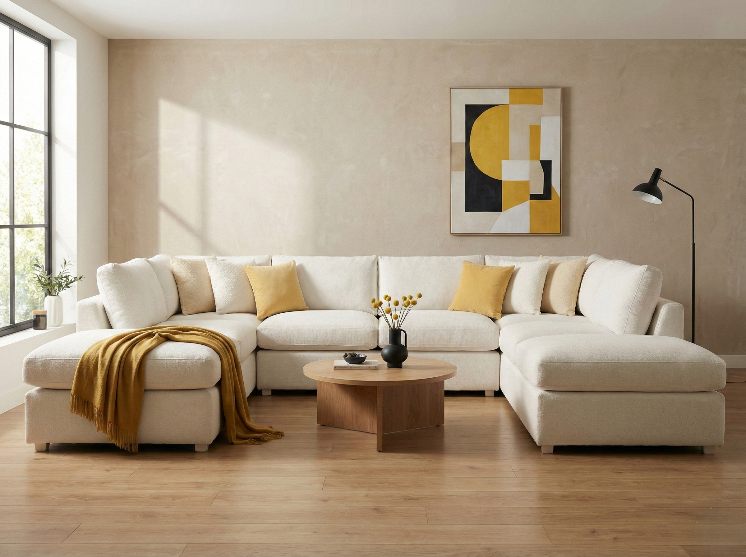 The Primadonna Sofa (Sectional) - Deep-Seating Modular Sectional for Ultimate Lounging
